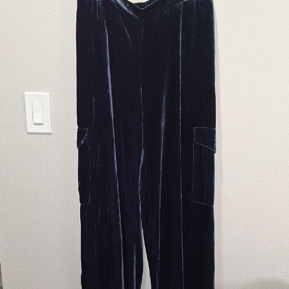 Johnny Was Midnight Velvet Trousers - Picture 3 of 8